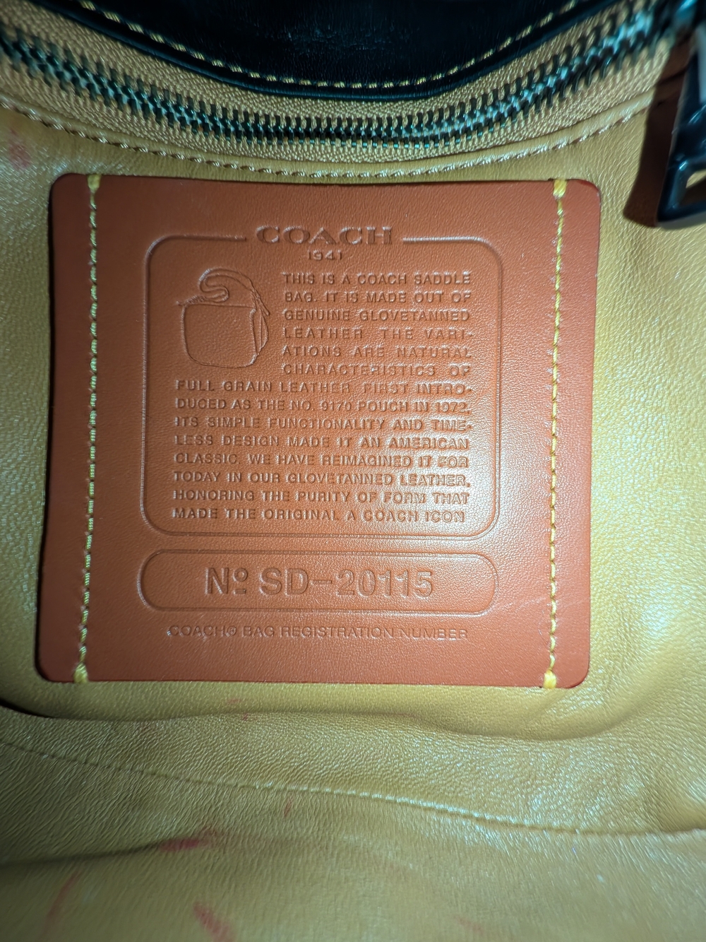 Coach 1941 Saddle Bag Reimagined - Picture 16 of 16